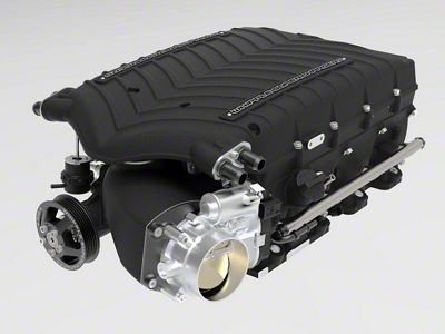 Whipple W185RF 3.0L Intercooled Supercharger Tuner Kit; Black (11-14 6.4L HEMI Challenger)