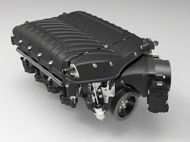 Whipple W185RF 3.0L Intercooled Supercharger Kit; Black (11-14 6.4L HEMI Charger)