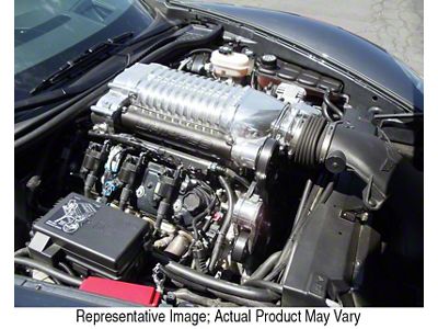 Whipple W175FF 2.9L Intercooled Supercharger Competition Kit; Black (08-13 6.2L Corvette C6, Excluding ZR1)