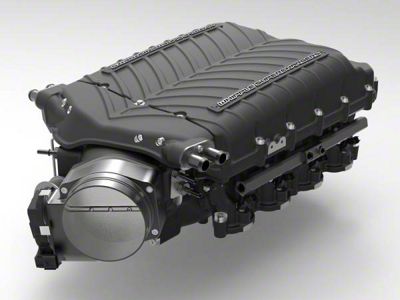 Whipple Gen 6 3.0L Intercooled Supercharger Kit; Black; Stage 2 (24-25 Mustang GT, Dark Horse)