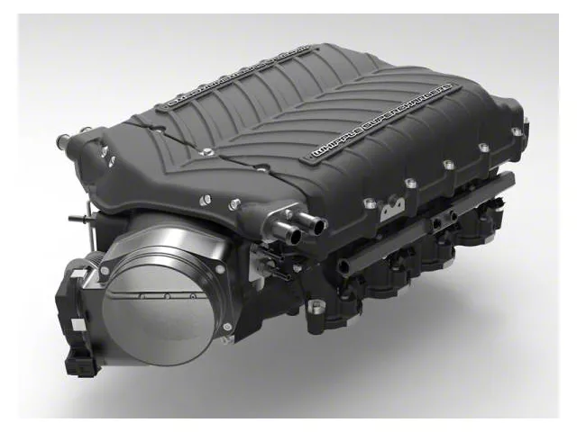 Whipple Gen 6 3.0L Intercooled Supercharger Kit; Black; Stage 2 (2024 Mustang GT, Dark Horse)