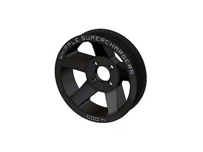 Whipple 6-Rib Supercharger 4-Bolt Pulley (11-25 Mustang GT, Dark Horse)