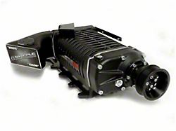 Whipple W175AX 2.9L Supercharger Upgrade Kit; Black (03-04 Mustang Cobra w/ Aftermarket Oval Throttle Body)