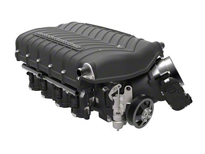 Whipple Gen 6 W185AX 3.0L Intercooled Supercharger Kit; Black; Stage 1 (11-14 Mustang GT)