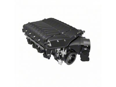 Whipple Gen 6x W185AX 3.0L Intercooled Supercharger Kit; Black; Stage 1 (19-20 Mustang Bullitt)