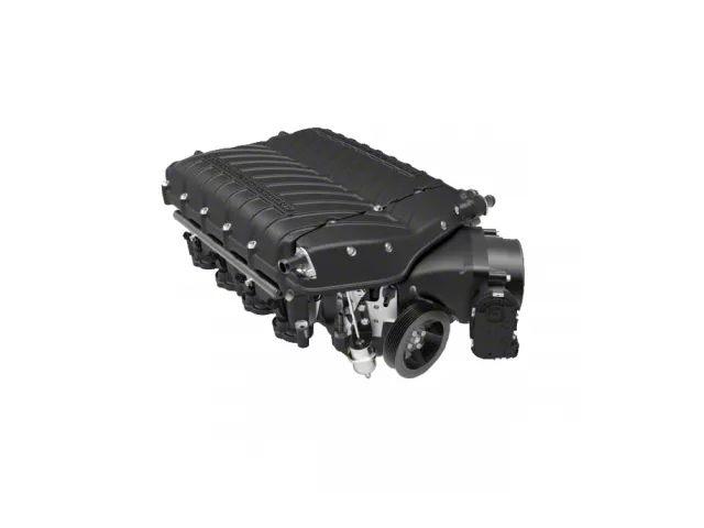 Whipple W185RF 3.0L Intercooled Supercharger Kit; Black; Stage 1 (19-20 Mustang Bullitt)