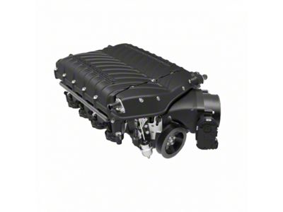 Whipple W185RF 3.0L Intercooled Supercharger Kit; Black; Stage 2 (19-20 Mustang Bullitt)