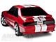 SEC10 GT500 Style Stripes; White; 10-Inch (79-93 Mustang)