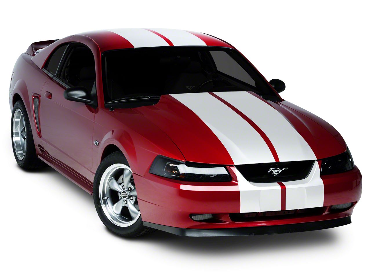 SEC10 Mustang Lemans Stripes; White; 12-Inch 26051G94 (94-04 SEC10 Mustang Lemans Stripes; White; 12-Inch 26051G94 (94-04