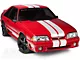 SEC10 Lemans Stripes; White; 8-Inch (79-93 Mustang)