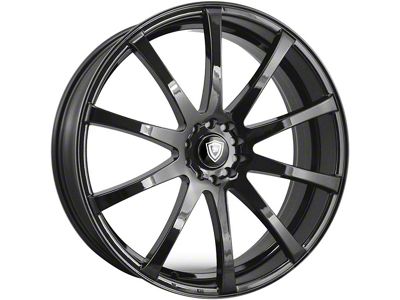 White Diamond W3196 Gloss Black Wheel; 20x8.5 (06-10 RWD Charger)