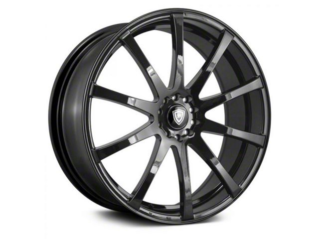 White Diamond W3196 Gloss Black Wheel; 22x9 (06-10 RWD Charger)