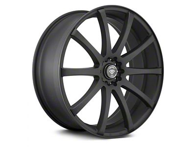 White Diamond W3196 Matte Black Wheel; 22x9; 20mm Offset (06-10 RWD Charger)