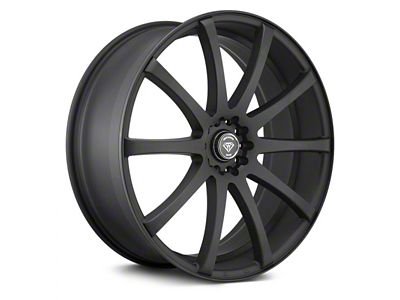 White Diamond W3196 Matte Black Wheel; 22x9 (06-10 RWD Charger)