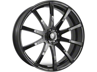 White Diamond W3196 Gloss Black Wheel; 20x8.5; 20mm Offset (08-23 RWD Challenger, Excluding SRT Demon, SRT Hellcat & SRT Jailbreak)