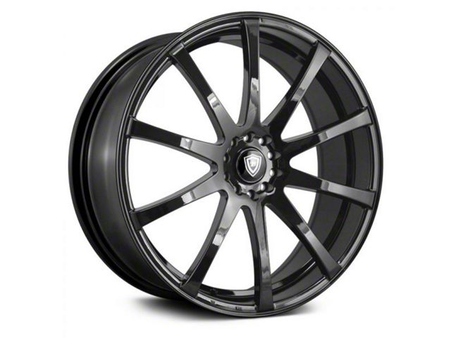 White Diamond W3196 Gloss Black Wheel; 22x9 (11-23 RWD Charger, Excluding Widebody)