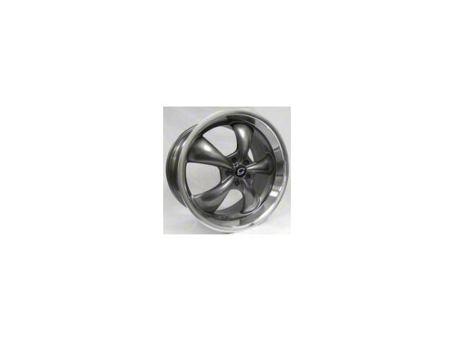 White Diamond W5605 Gunmetal Machined Wheel; 20x8.5 (11-23 RWD Charger, Excluding SRT Hellcat)