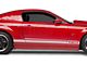 SEC10 Rocker Stripes with GT350 Logo; White (05-14 Mustang)