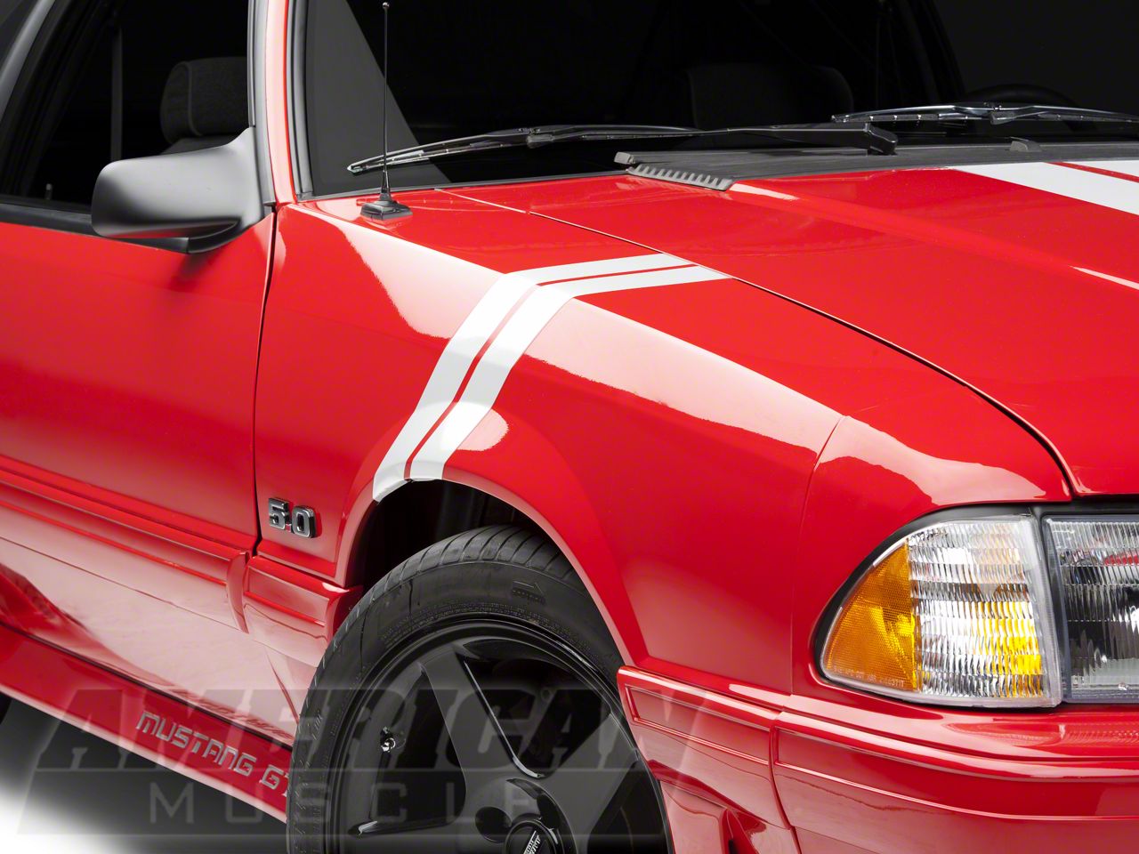 SEC10 Mustang Hash Marks; White 26357G79 (79-93 Mustang SEC10 Mustang Hash Marks; White 26357G79 (79-93 Mustang