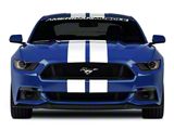 SEC10 Lemans Stripes; White; 8-Inch (15-23 Mustang)