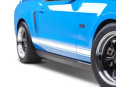 SEC10 Rocker Stripes; White (05-14 Mustang)