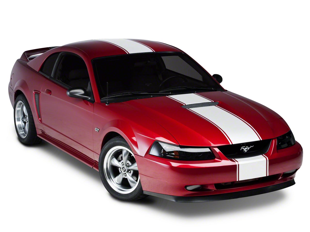『TEN STRIPE S/S WHITE M』 SEC10 Mustang Super Snake Style Stripes; White 26155G94 (94
