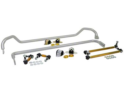 Whiteline Heavy Duty Adjustable Front and Rear Sway Bar (10-15 Camaro, Excluding ZL1)