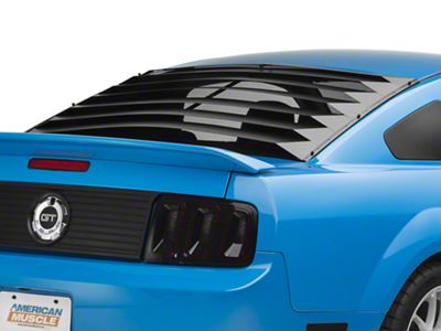 Aluminum Rear Window Louvers (05-09 Mustang Coupe)