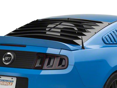 Aluminum Rear Window Louvers (10-14 Mustang Coupe)