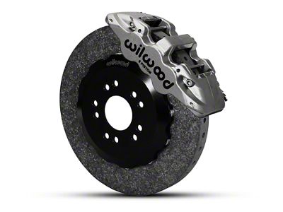 Wilwood AERO6 Dynamic Front Big Brake Kit; Nickel Plated Calipers (05-14 Mustang)