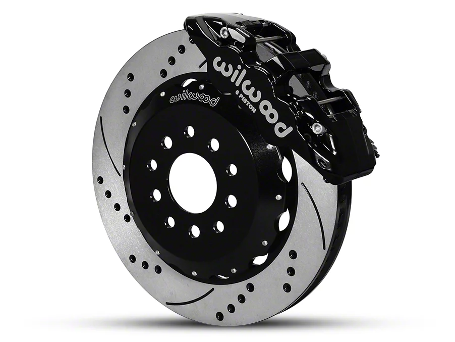 Wilwood Mustang AERO6 Dynamic Front Big Brake Kit; Nickel