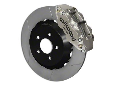 Wilwood Aerolite 6R Road Race Rear Big Brake Kit; Nickel Plated Calipers (15-23 Mustang)