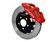 Wilwood AERO6 Front Big Brake Kit with 14-Inch Slotted Rotors; Red Calipers (16-19 Camaro)
