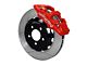Wilwood AERO6 Front Big Brake Kit with 14.25-Inch Slotted Rotors; Red Calipers (10-15 Camaro)