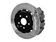 Wilwood Forged Narrow Superlite 4R Rear Big Brake Kit with 14-Inch Slotted Rotors; Anodized Gray Calipers (10-15 Camaro)