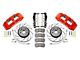 Wilwood SX6R Dynamic Front Big Brake Kit with 14-Inch Drilled and Slotted Rotors; Red Calipers (10-15 Camaro)