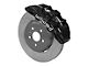 Wilwood SX6R Dynamic Front Big Brake Kit with 15-Inch Slotted Rotors; Black Calipers (16-19 Camaro)
