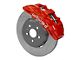 Wilwood SX6R Dynamic Front Big Brake Kit with 15-Inch Slotted Rotors; Red Calipers (16-19 Camaro)