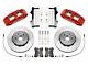 Wilwood SX6R Dynamic Front Big Brake Kit with 15-Inch Slotted Rotors; Red Calipers (16-19 Camaro)