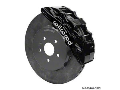 Wilwood SX6R WCCB Carbon Ceramic Front Big Brake Kit; Black Calipers (16-19 Camaro)