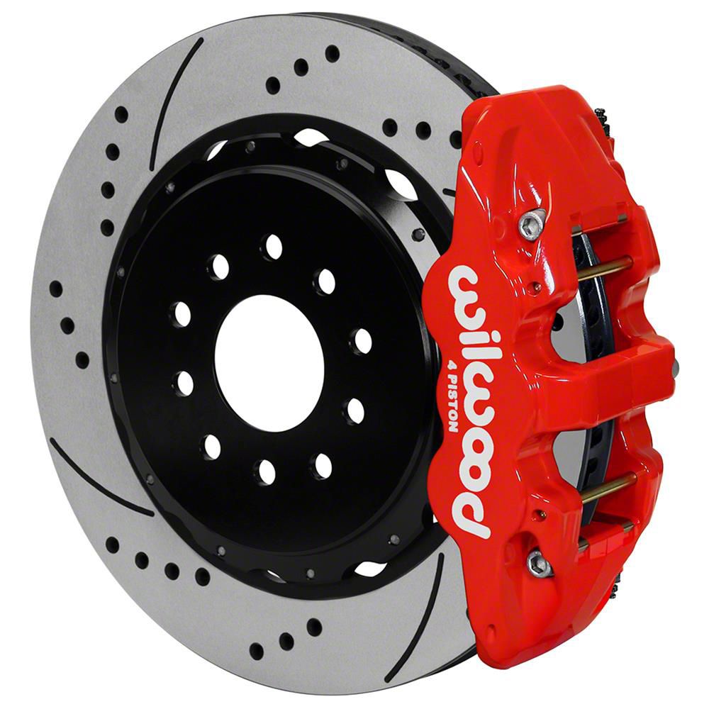 Wilwood Corvette AERO4 Rear Big Brake Kit with 14Inch Drilled and