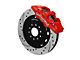 Wilwood AERO6 Front Big Brake Kit with 15-Inch Drilled and Slotted Rotors; Red Calipers (97-13 Corvette C5 & C6)