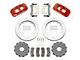 Wilwood AERO6 Front Big Brake Kit with 14-Inch Slotted Rotors; Red Calipers (97-13 Corvette C5 & C6)