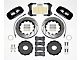 Wilwood AERO6 Front Big Brake Kit with 14.25-Inch Drilled and Slotted Rotors; Black Calipers (14-19 Corvette C7)