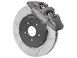 Wilwood AERO6 Race Front Big Brake Kit with 14-Inch Slotted Rotors; Anodized Gray Calipers (97-13 Corvette C5 & C6)