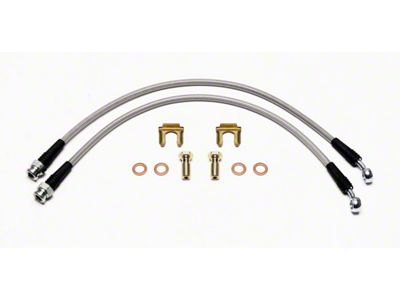 Wilwood Flexline Brake Line Kit; Front (05-13 Corvette C6, Excluding Z06)