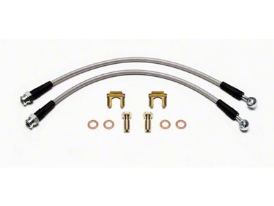 Wilwood Flexline Brake Line Kit; Rear (05-13 Corvette C6, Excluding Z06)