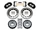 Wilwood Forged Narrow Superlite 4R Rear Big Brake Kit with 14-Inch Drilled and Slotted Rotors for OE Parking Brake; Black Calipers (97-13 Corvette C5 & C6)