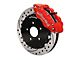 Wilwood Forged Narrow Superlite 6R Front Big Brake Kit with 14-Inch Drilled and Slotted Rotors; Red Calipers (97-13 Corvette C5 & C6)