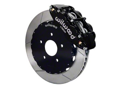 Wilwood Forged Narrow Superlite 6R Front Big Brake Kit with 13.06-Inch Slotted Rotors; Black Calipers (97-13 Corvette C5 & C6)